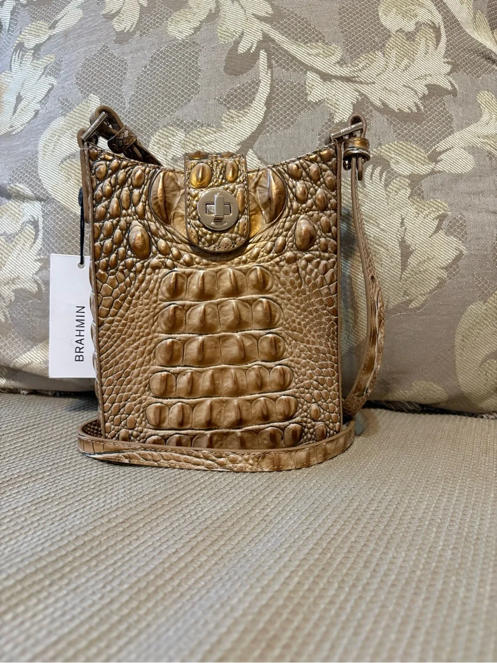 Brahmin Driftwood Marley Crossbody Bag